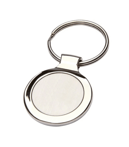 Llavero Redondo Sencillo Plano