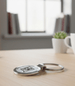 Llavero Redondo Sencillo Plano - Imagen 2